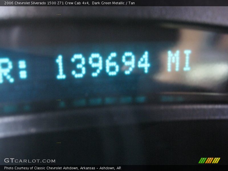 Dark Green Metallic / Tan 2006 Chevrolet Silverado 1500 Z71 Crew Cab 4x4