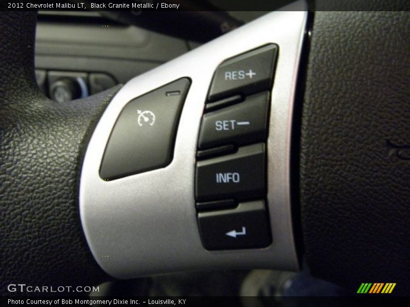 Controls of 2012 Malibu LT