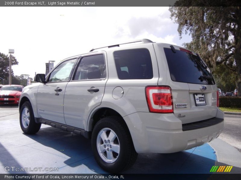 Light Sage Metallic / Camel 2008 Ford Escape XLT