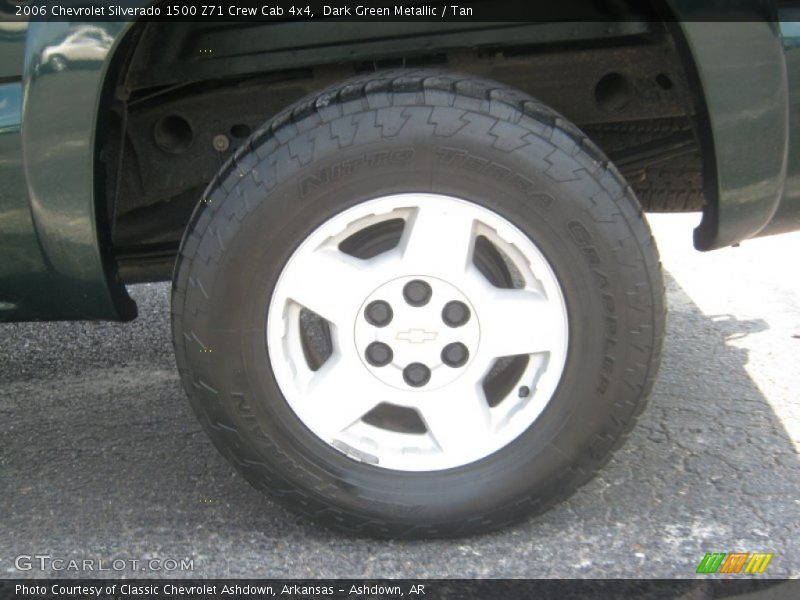 Dark Green Metallic / Tan 2006 Chevrolet Silverado 1500 Z71 Crew Cab 4x4