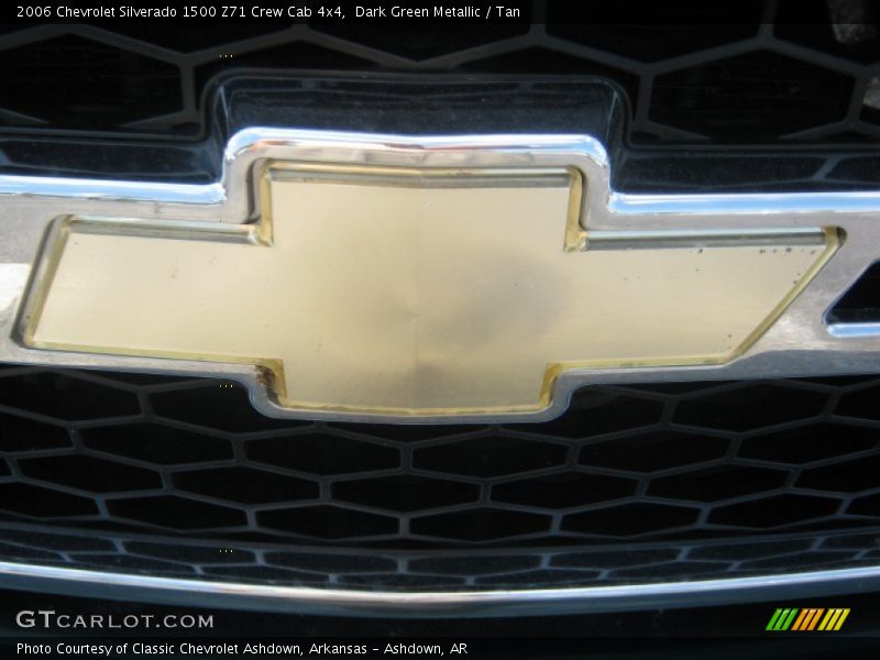 Dark Green Metallic / Tan 2006 Chevrolet Silverado 1500 Z71 Crew Cab 4x4