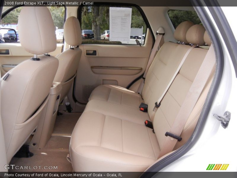 Light Sage Metallic / Camel 2008 Ford Escape XLT