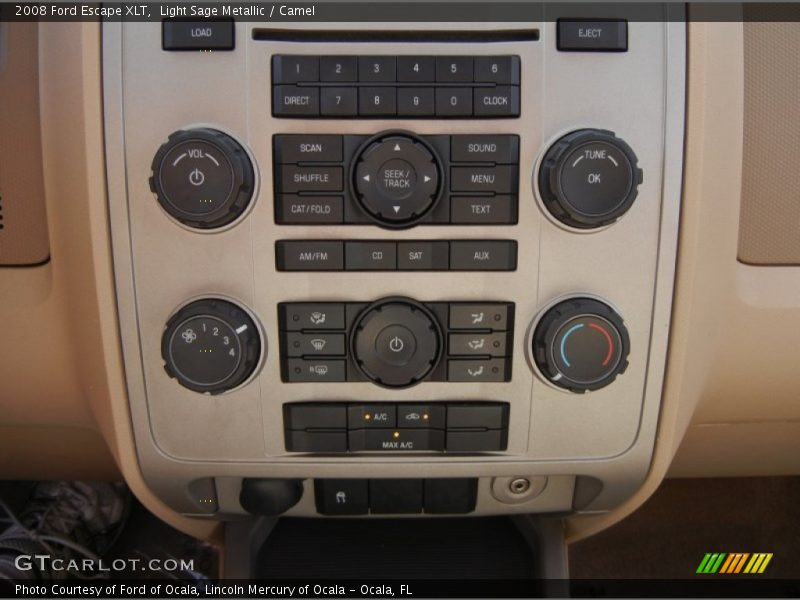 Light Sage Metallic / Camel 2008 Ford Escape XLT