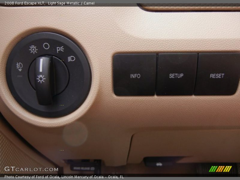 Light Sage Metallic / Camel 2008 Ford Escape XLT