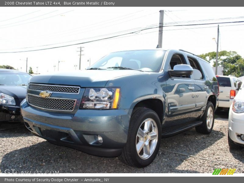 Blue Granite Metallic / Ebony 2008 Chevrolet Tahoe LTZ 4x4