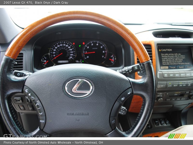 Black Onyx / Dark Gray 2007 Lexus GX 470