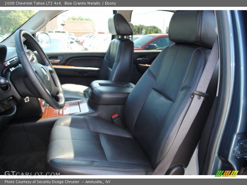 Blue Granite Metallic / Ebony 2008 Chevrolet Tahoe LTZ 4x4