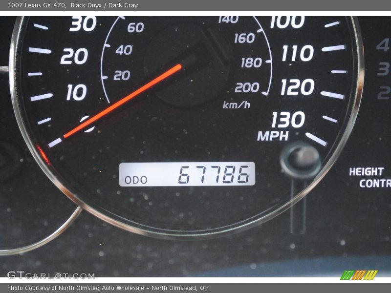 Black Onyx / Dark Gray 2007 Lexus GX 470