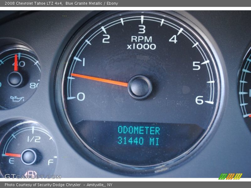 Blue Granite Metallic / Ebony 2008 Chevrolet Tahoe LTZ 4x4