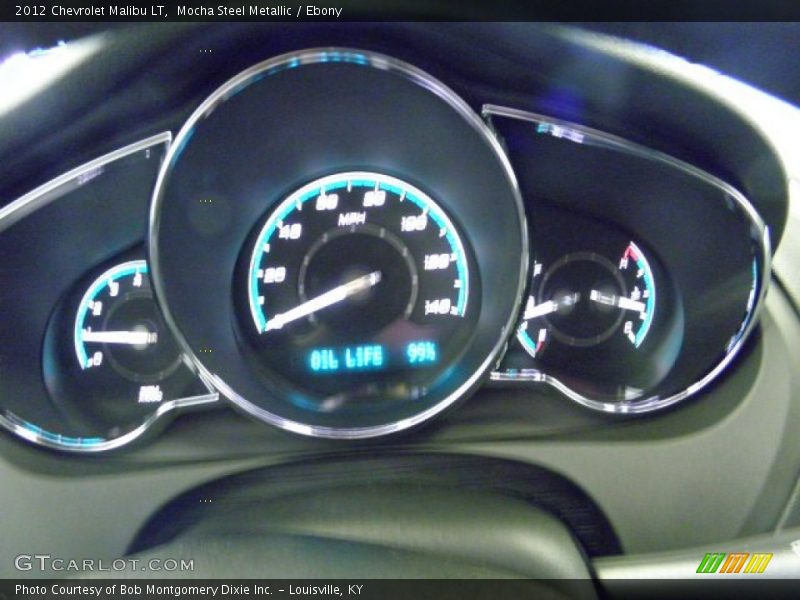 Mocha Steel Metallic / Ebony 2012 Chevrolet Malibu LT