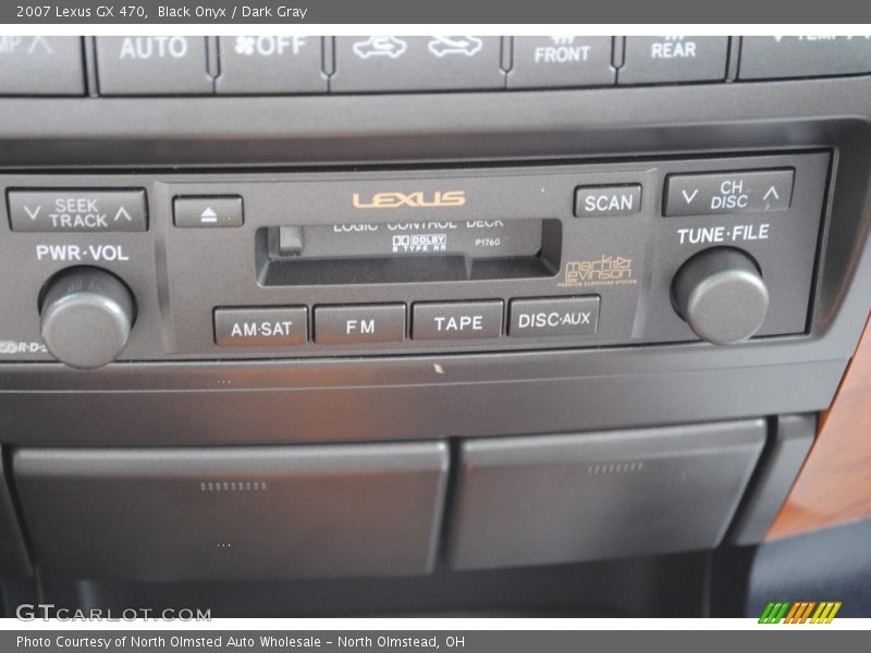 Black Onyx / Dark Gray 2007 Lexus GX 470