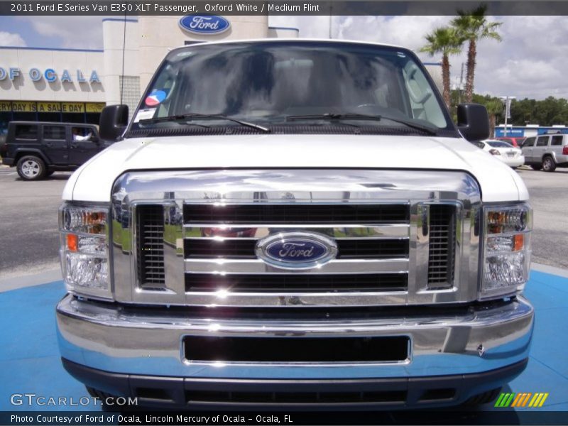 Oxford White / Medium Flint 2011 Ford E Series Van E350 XLT Passenger