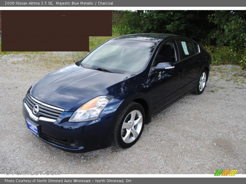 Majestic Blue Metallic / Charcoal 2008 Nissan Altima 3.5 SE
