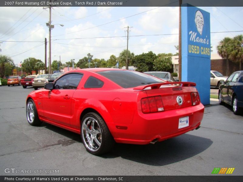 Torch Red / Dark Charcoal 2007 Ford Mustang GT Deluxe Coupe