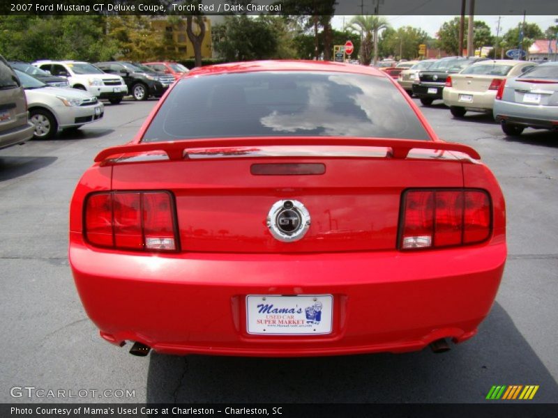 Torch Red / Dark Charcoal 2007 Ford Mustang GT Deluxe Coupe