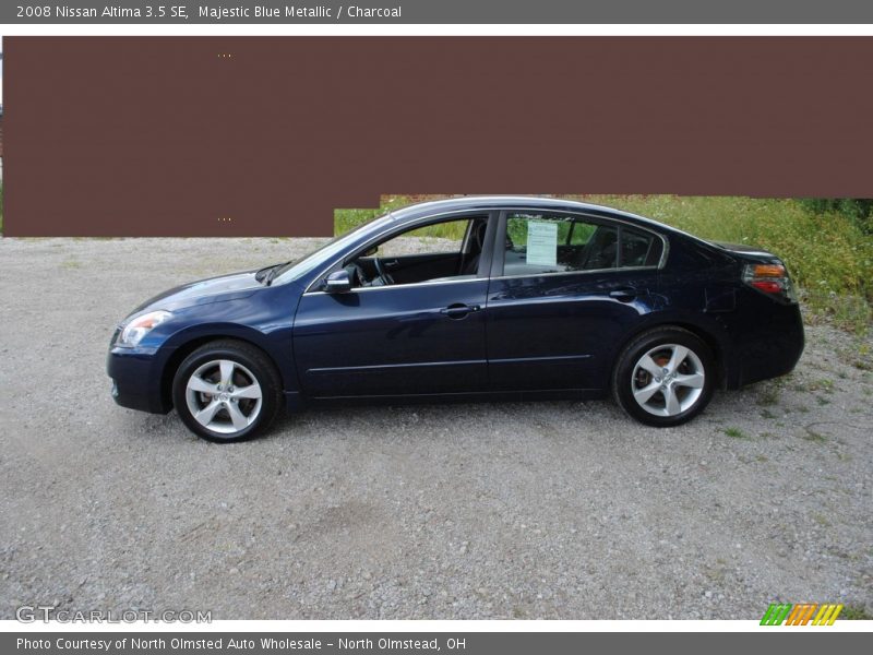 Majestic Blue Metallic / Charcoal 2008 Nissan Altima 3.5 SE