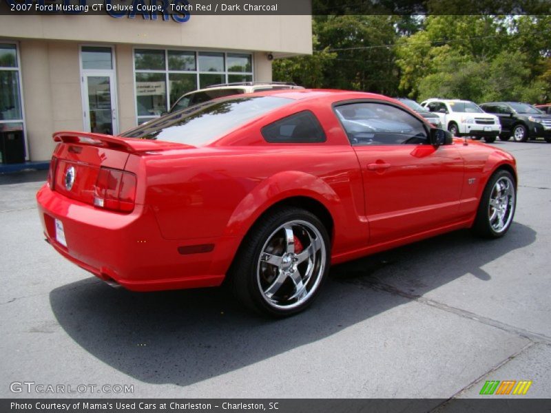 Torch Red / Dark Charcoal 2007 Ford Mustang GT Deluxe Coupe