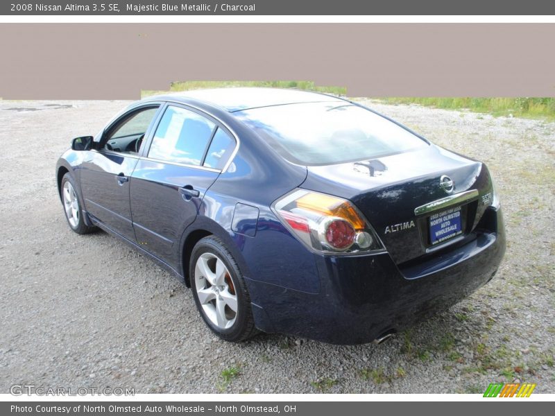 Majestic Blue Metallic / Charcoal 2008 Nissan Altima 3.5 SE