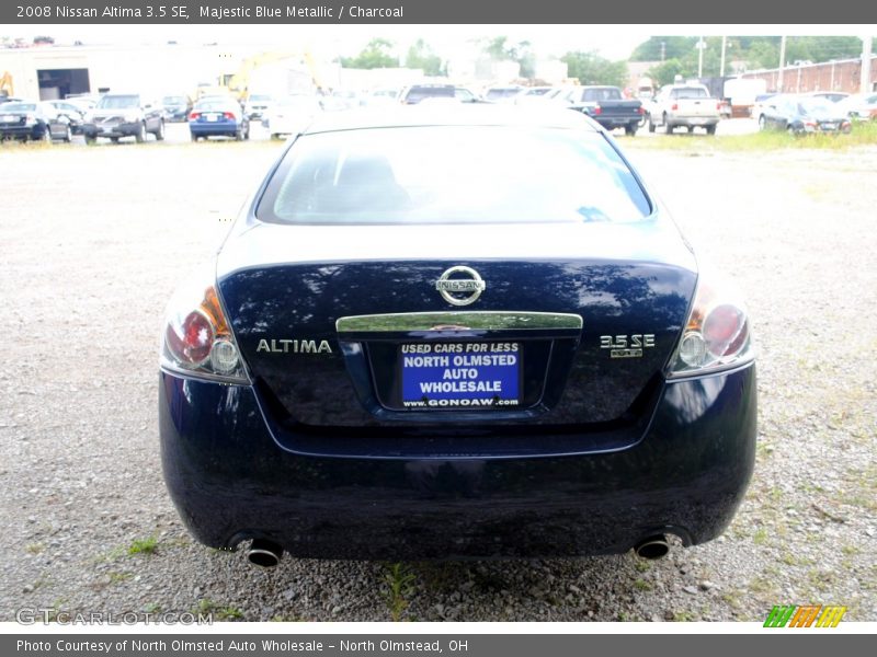Majestic Blue Metallic / Charcoal 2008 Nissan Altima 3.5 SE