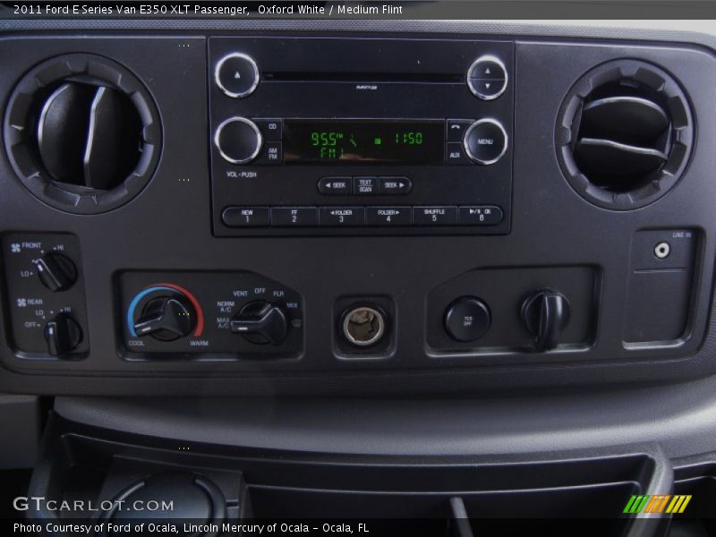 Controls of 2011 E Series Van E350 XLT Passenger