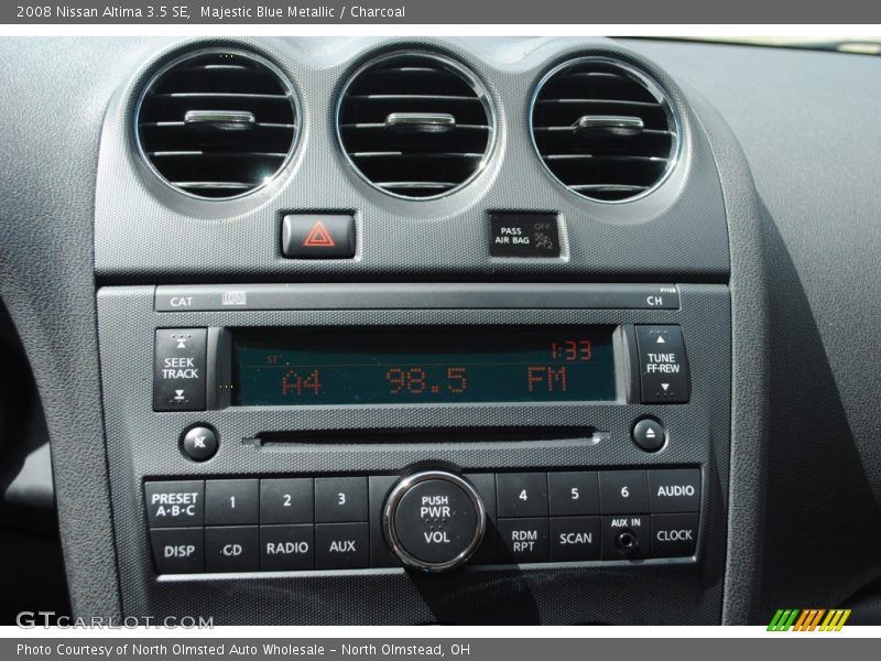 Majestic Blue Metallic / Charcoal 2008 Nissan Altima 3.5 SE