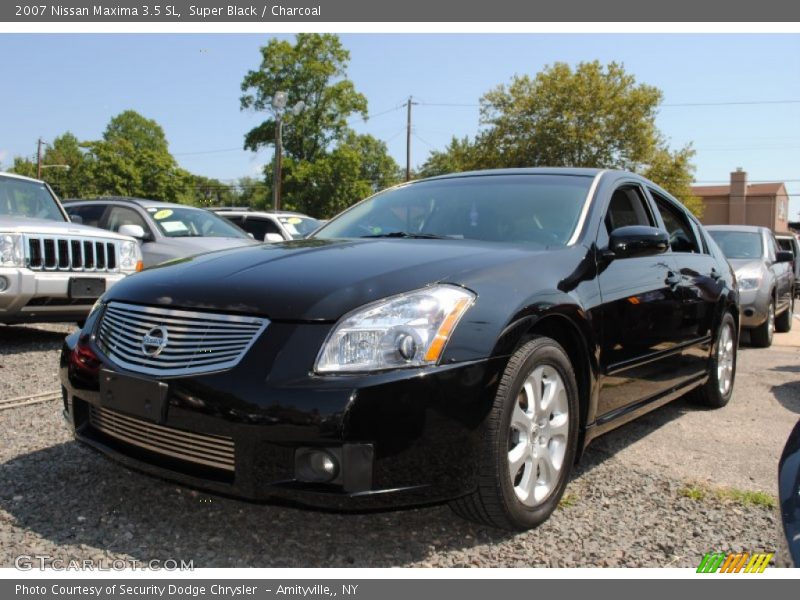 Super Black / Charcoal 2007 Nissan Maxima 3.5 SL