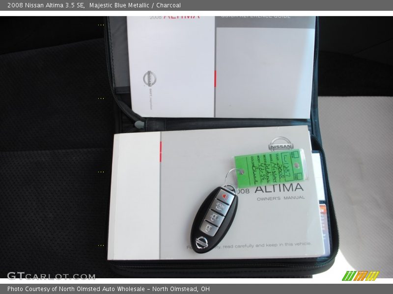 Majestic Blue Metallic / Charcoal 2008 Nissan Altima 3.5 SE