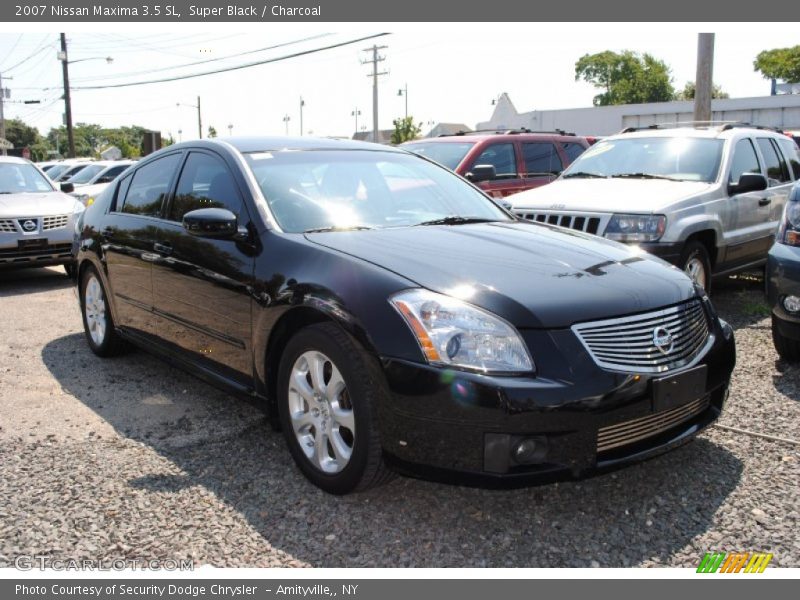 Super Black / Charcoal 2007 Nissan Maxima 3.5 SL