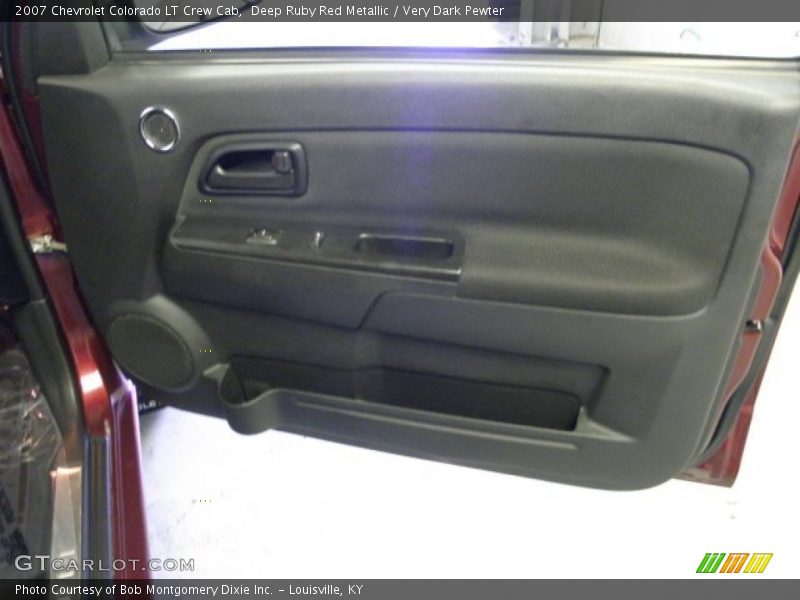Deep Ruby Red Metallic / Very Dark Pewter 2007 Chevrolet Colorado LT Crew Cab
