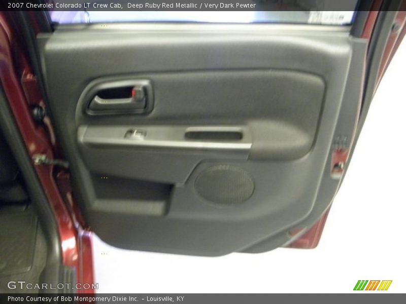 Deep Ruby Red Metallic / Very Dark Pewter 2007 Chevrolet Colorado LT Crew Cab