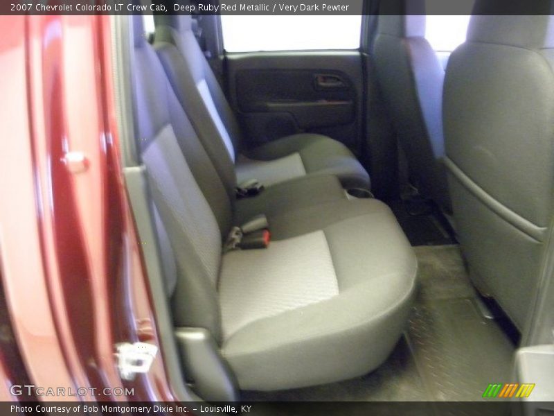 Deep Ruby Red Metallic / Very Dark Pewter 2007 Chevrolet Colorado LT Crew Cab