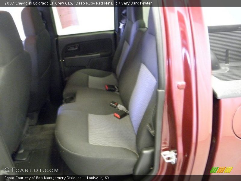 Deep Ruby Red Metallic / Very Dark Pewter 2007 Chevrolet Colorado LT Crew Cab