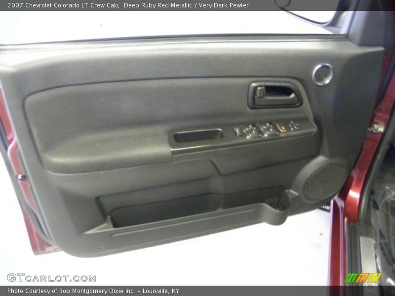 Deep Ruby Red Metallic / Very Dark Pewter 2007 Chevrolet Colorado LT Crew Cab