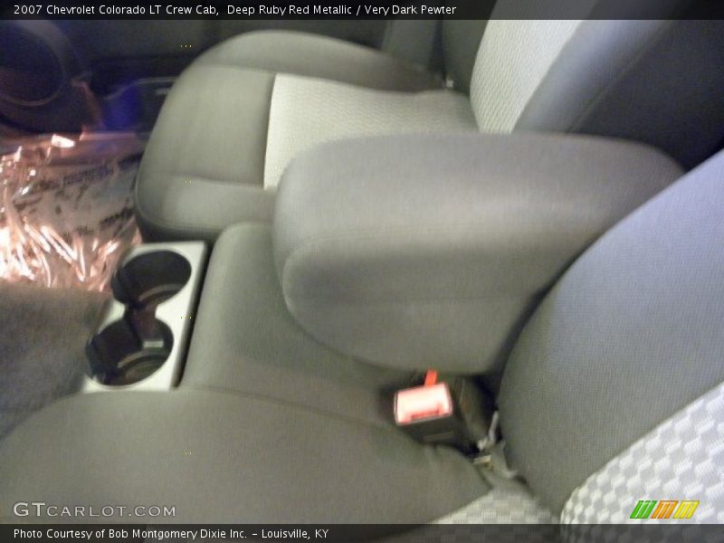 Deep Ruby Red Metallic / Very Dark Pewter 2007 Chevrolet Colorado LT Crew Cab