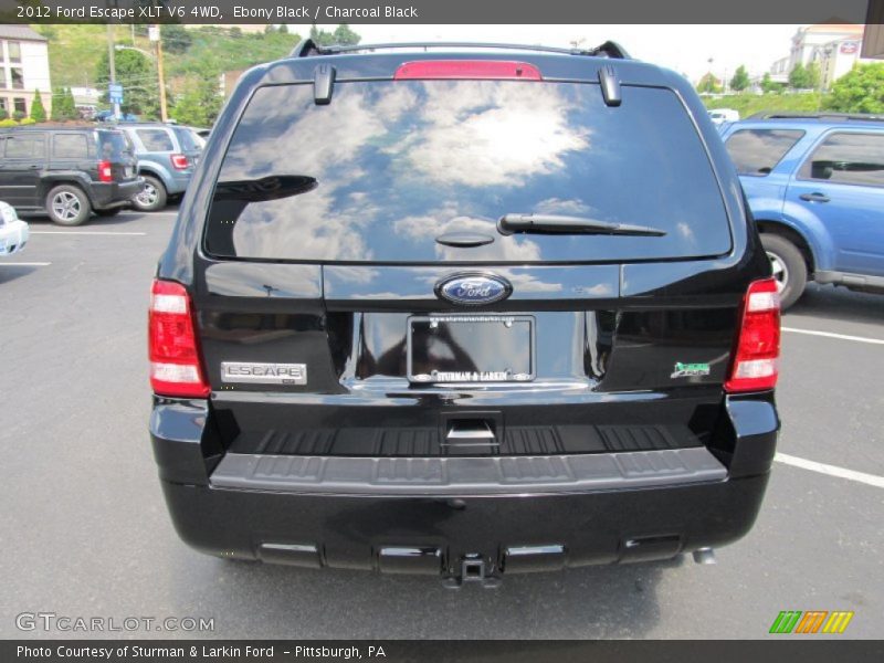 Ebony Black / Charcoal Black 2012 Ford Escape XLT V6 4WD