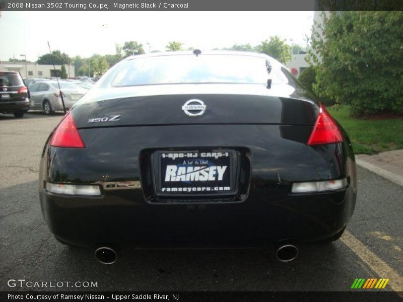 Magnetic Black / Charcoal 2008 Nissan 350Z Touring Coupe