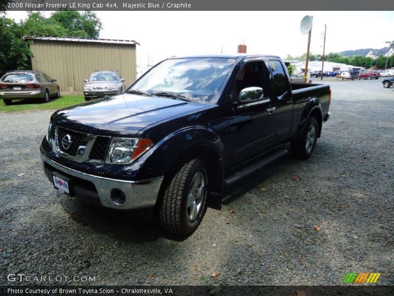 Majestic Blue / Graphite 2008 Nissan Frontier LE King Cab 4x4