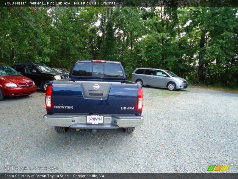 Majestic Blue / Graphite 2008 Nissan Frontier LE King Cab 4x4