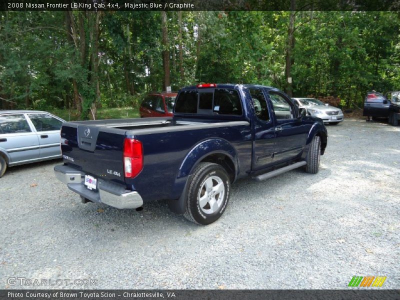 Majestic Blue / Graphite 2008 Nissan Frontier LE King Cab 4x4