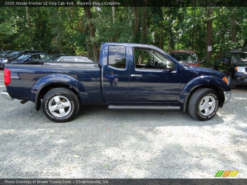Majestic Blue / Graphite 2008 Nissan Frontier LE King Cab 4x4