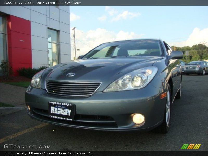 Oasis Green Pearl / Ash Gray 2005 Lexus ES 330