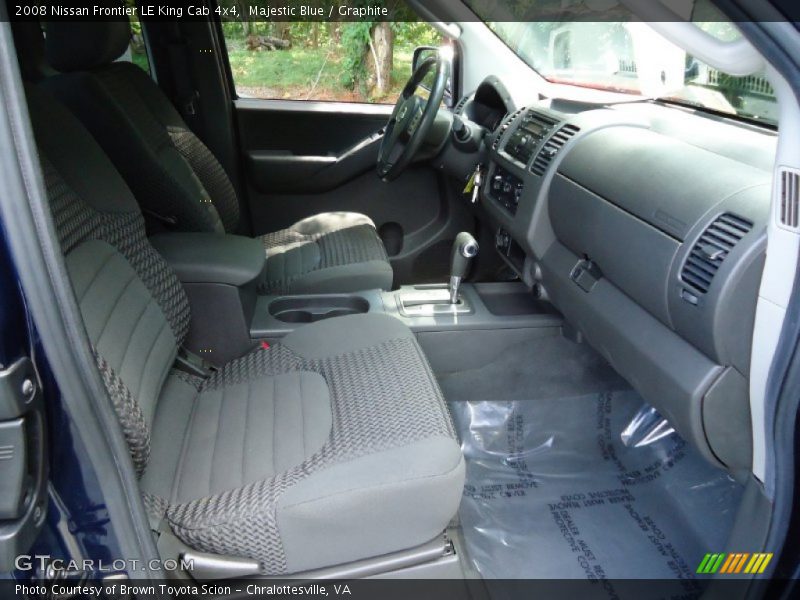 Majestic Blue / Graphite 2008 Nissan Frontier LE King Cab 4x4