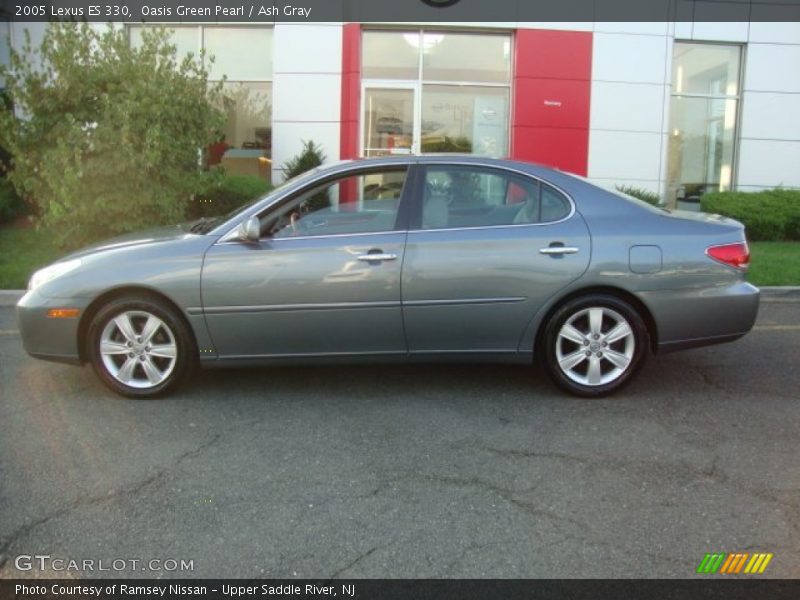 Oasis Green Pearl / Ash Gray 2005 Lexus ES 330