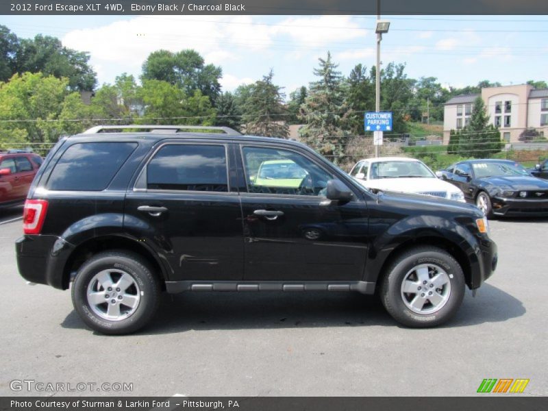 Ebony Black / Charcoal Black 2012 Ford Escape XLT 4WD