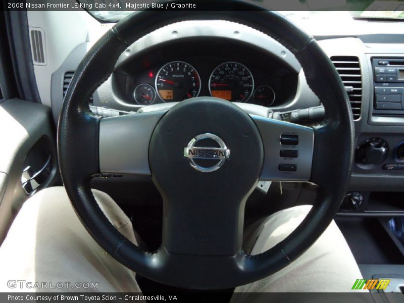 Majestic Blue / Graphite 2008 Nissan Frontier LE King Cab 4x4