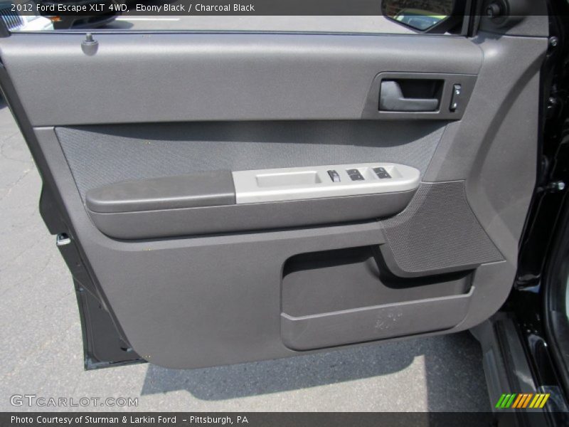 Ebony Black / Charcoal Black 2012 Ford Escape XLT 4WD