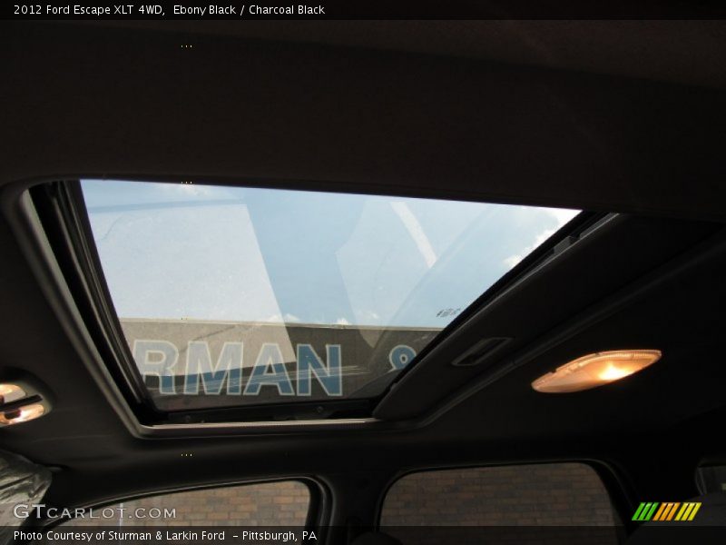 Ebony Black / Charcoal Black 2012 Ford Escape XLT 4WD