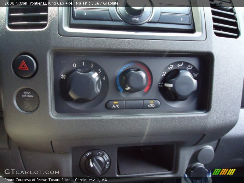 Majestic Blue / Graphite 2008 Nissan Frontier LE King Cab 4x4