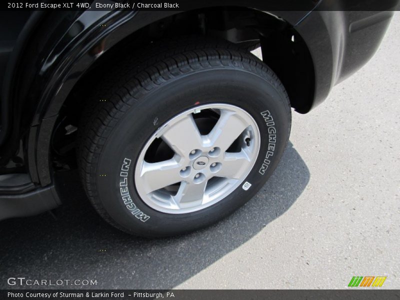 Ebony Black / Charcoal Black 2012 Ford Escape XLT 4WD