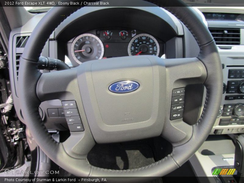 Ebony Black / Charcoal Black 2012 Ford Escape XLT 4WD